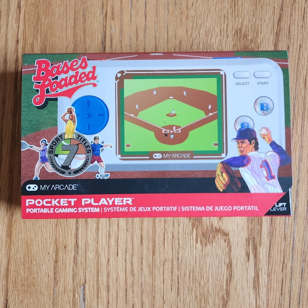 NEW My Arcade Pocket Player Sports Electronic Handheld Sports Gaming System
